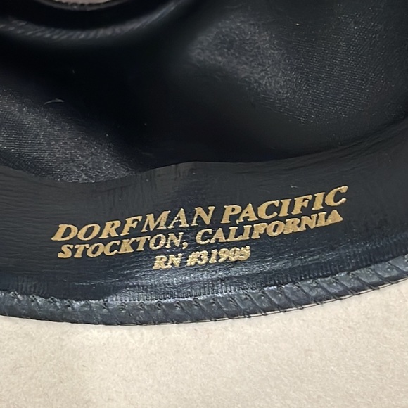 DORFMAN PACIFIC FEDORA ZOOT HAT contrasting black. - Picture 8 of 10
